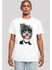 F4NT4STIC T-Shirt Batman The Joker Bats in weiß