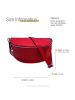 Florence Leder Gürteltasche Florence Tasche rot ca. 29cm