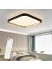 ZMH Deckenleuchte LED in schwarzgold eckig Sternenhimmel Design dimmbar 32W L 30cm