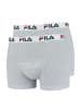 Fila Boxershort 2er Pack in hellgrau