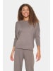 SAINT TROPEZ Strickpullover A2561, Casual fit in Iron Melange