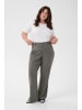 KAFFE curve Casual Hose KColia Regular fit in Grey Melange