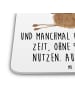 Mr. & Mrs. Panda Gläseruntersetzer Fledermaus Sitzen mit Spruch in Weiß