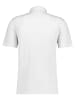 Ragman Polo button short sleeve solid in Weiß