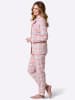 WITT WEIDEN Pyjama in elfenbein-flamingo-kariert