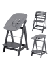 roba Treppenhochstuhl 'Born Up' Set 2in1 - 'roba Style anthrazit' - mit Liegefunktion