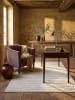 KADIMA DESIGN Teppich Kurzflor Abstrakt pflegeleicht Wohnzimmer Schlafzimmer Flur in Creme
