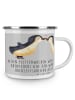 Mr. & Mrs. Panda Campingtasse Flitterwochen Abenteuer mit Spruch in Heather Grey