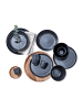Butlers Dinnerteller NATIVE 4er-Set in Blau