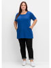 sheego Longshirt in royalblau