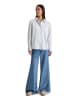 Marc O'Polo Streifenbluse oversize in Bright Blue