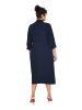 Ulla Popken Hemdblusenkleid in marine
