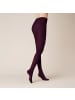 Kunert Feinstrumpfhose Velvet 40 semi-blickdicht matt-schimmernd in dark raisin