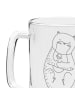 Mr. & Mrs. Panda Bierglas Otter Muschel ohne Spruch in Transparent