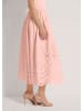 MADELEINE Rock mit Lochstickerei in puderrosé