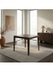 FineBuy Esstisch in Braun / Mango / 80x80x76