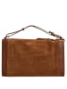 COCCINELLE Linor Suede Bi - Shopper 39 cm (warm taupe/warm taupe) in cognac/cognac