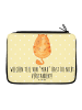 Mr. & Mrs. Panda Etui Katze Mittelfinger mit Spruch in Gelb Pastell