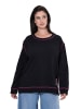 Ulla Popken Sweatshirt in schwarz