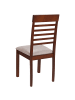 Beliani 2er-Set Esszimmerstuhl ORTLEY in Braun/Beige