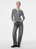 Pieces Langarm-Poloshirt in Maritime Blue 1