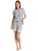 Vive Maria Pyjama Blue Love in grau meliert allover