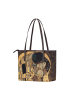 Goebel Schultertasche " Gustav Klimt Der Kuss " in Schwarz Gold