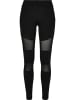 Urban Classics Urban Classics Damen Ladies Tech Mesh Leggings 2-Pack in black+port