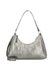 TASCHENDIEB Salvatorgasse Schultertasche Leder 34 cm silver