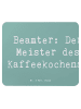 Mr. & Mrs. Panda Mousepad Spruch Beamter Kaffeemeister mit Spruch in Meeresbrise