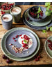 gipfelstück Dessertteller-Set, Steinzeug Moos'N'Stein in Grau