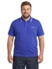 Men Plus Poloshirt in azurblau