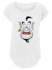 F4NT4STIC Long Cut T-Shirt Long Cut T-Shirt Disney Aladdin Genie Face in weiß