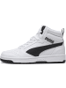 Puma Kinder Sneaker "Rebound V6 Mid Jr" in Weiß