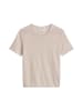Marc O'Polo Kurzarm-Pullover regular in Linen Beige