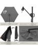 tectake freiarmschirm Artemis 360° drehbar mit UV-Schutz
