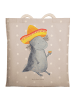 Mr. & Mrs. Panda Tasche Axolotl Tequila ohne Spruch in Grau Pastell