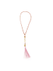 Almina Gebetsketten 45 cm 99 Perlen mit Fransen in Rosa