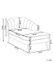 Beliani Chaiselongue ALLIER in Beige/Schwarz - (W) 150 x (H) 75 x (L) 76 cm