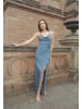 Vera Mont Abendkleid figurbetont in Blue Stone