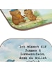 Mr. & Mrs. Panda Bierdeckel Bär Kind Pommes Design mit Spruch in Weiß