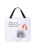 Mr. & Mrs. Panda Shopper Seeigel mit Spruch in Weiß
