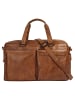 SPIKES & SPARROW Reisetasche echt Leder in cognac