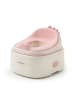 relaxdays Töpfchen "Dino 4in1" in Weiß/ Rosa - (B)36,5 x (H)30 x (T)33,5 cm