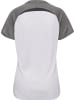 Hummel Druckknopf Polo Hmllead Damen in WHITE/STEEL GRAY