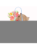 Mr. & Mrs. Panda Shopper Spruch Feuerwehrmann Helden mit Spruch in Sky Blue