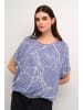 Kaffe Ärmellose Bluse KAamber Loose fit in Indigo Blue/Turtledove Leaf