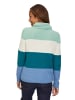 Betty Barclay Strickpullover mit Color Blocking in Patch Green/Blue