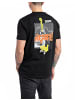 Replay Replay Shirt T-Shirt BASIC JERSEY mit Rundhals in schwarz