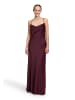 Vera Mont Abendkleid mit Wasserfallausschnitt in Wild Ruby